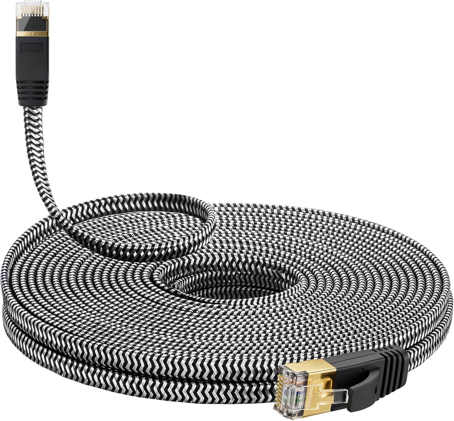 Amazon.com: MORELECS Ethernet Cable 50 ft - Flat High Speed Nylon